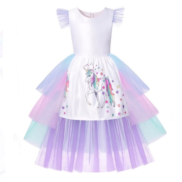 Luxury unicorn birthday dress - Picture 4 of 12